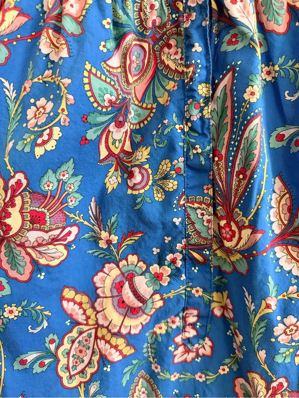 J Crew X Liberty Of London Popover Floral Blouse
